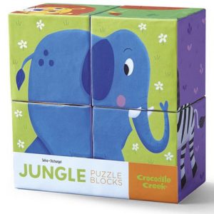 Puzzle Block Set Jungle 4pc.