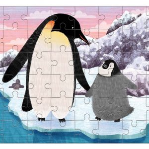 Mini Puzzle Emperor Penguin 48 pc